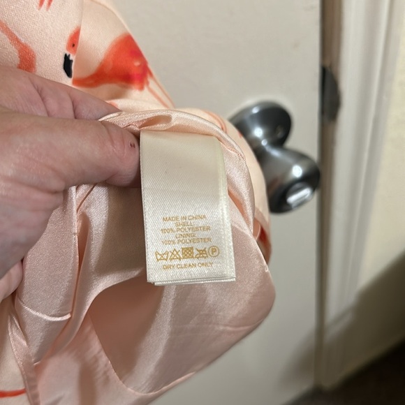 EUC Kate Spade Flamingo Shift Dress Short Sleeve - Picture 6 of 7